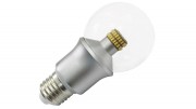 LED-Leuchte in Kugelform E27-G60К 6W, klare G-A, ww